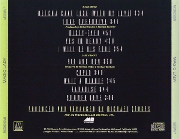Magic Lady - Magic Lady (Same) CD 1988
