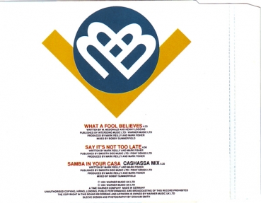 Matt Bianco - What A Fool Believes CD Single 1991