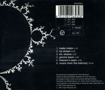 Mike Oldfield - Heaven's Open CD 1991