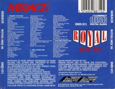 Mirage - Royal Mix '89 CD 1988