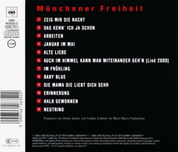 Münchener Freiheit - Umsteiger CD 1982 1988