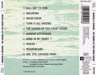 Preview: Parrish & Toppano - The Shores Of This Great Ocean CD 1988