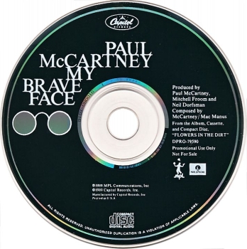 Paul McCartney - My Brave Face PROMO CD Single 1989
