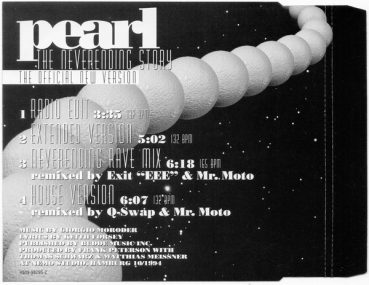 Pearl - The Neverending Story CD Single 1994
