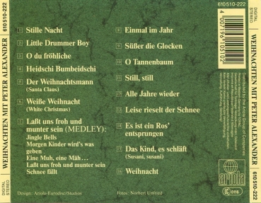 Peter Alexander - Weihnachten Mit Peter Alexander CD 1985