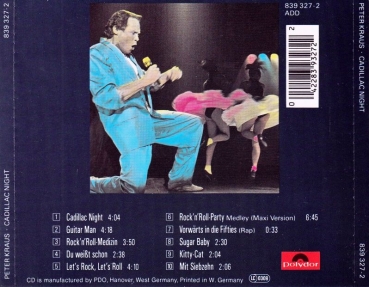 Peter Kraus - Cadillac Night CD 1989
