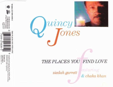 Quincy Jones feat. Siedah Garrett & Chaka Khan - The Places You Find Love CD Single 1990