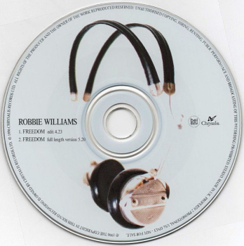 Robbie Williams - Freedom PROMO CD Single 1996