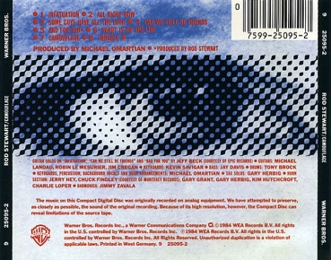 Rod Stewart - Camouflage TARGET CD 1984
