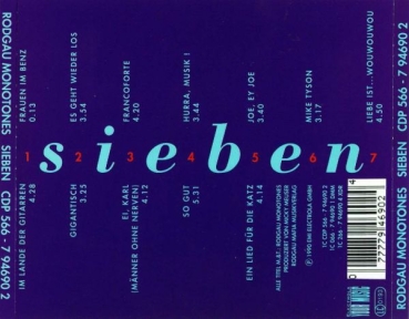 Rodgau Monotones - Sieben CD 1990