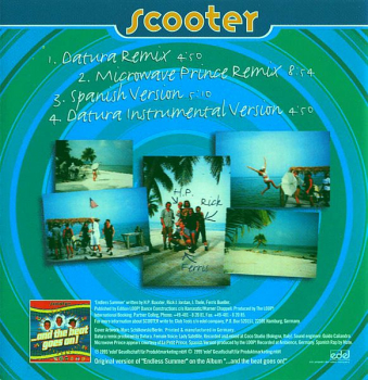 Scooter - Endless Summer (Remixes) CD Single 1995