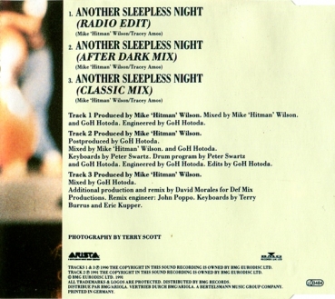 Shawn Christopher - Another Sleepless Night CD Single 1991
