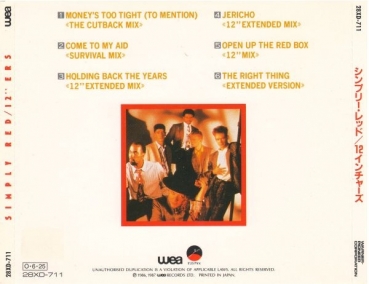 Simply Red - 12'' ers CD 1987