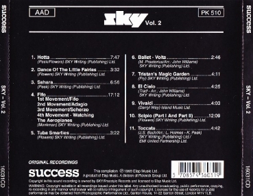 Sky - Vol. 2 CD 1980 1993