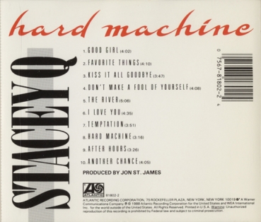 Stacey Q - Hard Machine CD 1988