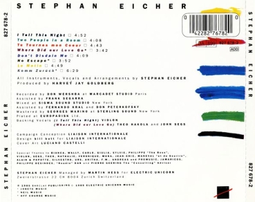 Preview: Stephan Eicher - I Tell This Night CD 1985 1993