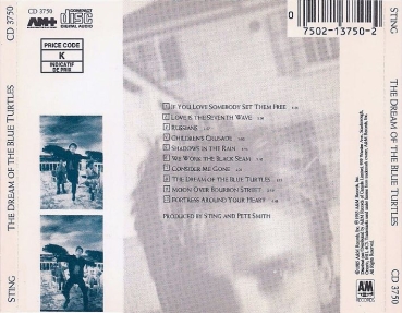 Sting - The Dream Of The Blue Turtles CD 1985