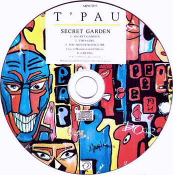T'Pau - Secret Garden PICTURE CD Single 1988