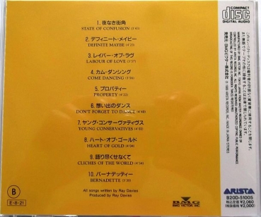 Kinks - State Of Confusion CD 1983 1989