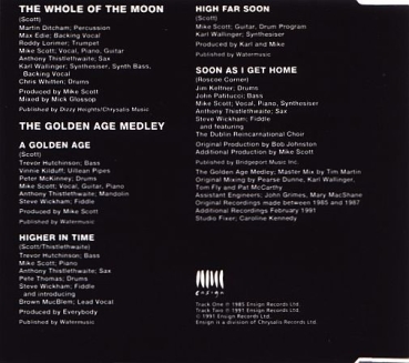 Waterboys - The Whole Of The Moon + The Golden Age Medley CD Single 1991