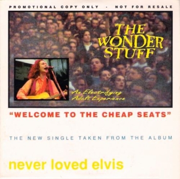 Wonder Stuff - Welcome To The Cheap Seats PROMO CD Single 1992