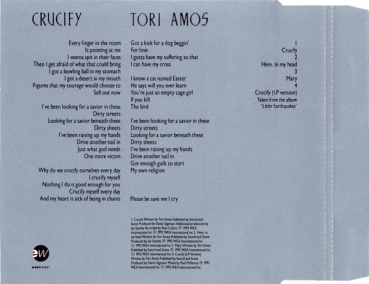 Preview: Tori Amos - Crucify CD Single 1992