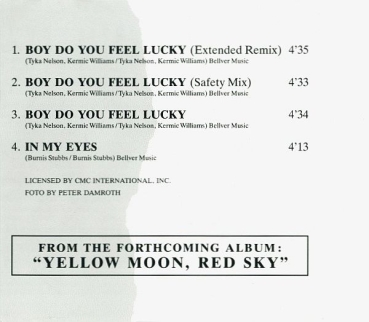 Tyka Nelson - Boy Do You Feel Lucky CD Single 1991
