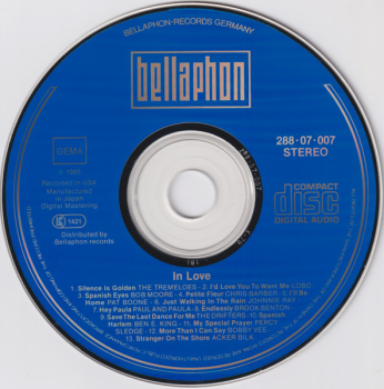 Various Artists - In Love BLUE FACE CD 1985