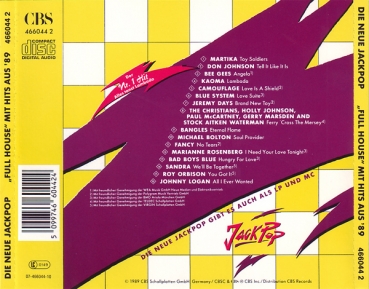 Various Artists - Jackpop CD 1989