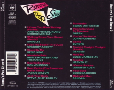 Various Artists - Ronny's Pop Show 9 CD 1987
