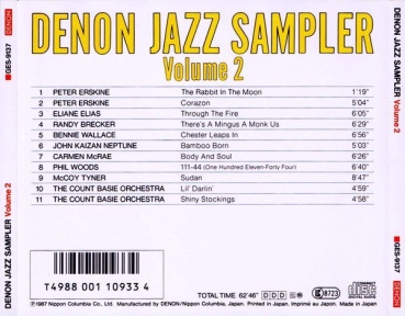 Preview: Various Artists - Denon Jazz Sampler Volume 2 CD 1987