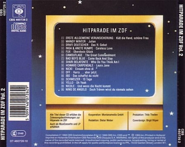 Various Artists - Hitparade Im ZDF Vol. 2 CD 1988