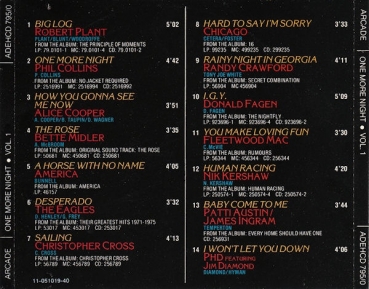 Various Artists - One More Night Volume 1 CD 1985