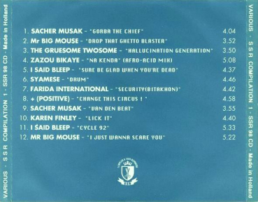 Various Artists - Sampleur Et Sans Reproche: SSR Compilation 1 CD 1989