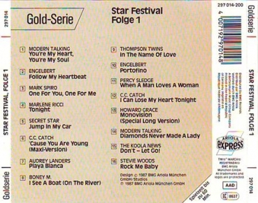 Various Artists - Star Festival Folge 1 CD 1987