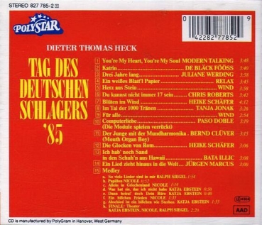 Various Artists - Tag Des Deutschen Schlagers '85 CD 1985
