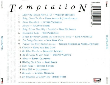 Various Artists - Temptation CD 1992
