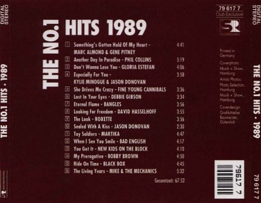 Preview: Various Artists - The No.1 Hits: 1989 CLUB CD 1994