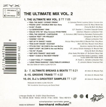 Various Artists - The Ultimate Mix Vol. 2 CD Single 1990
