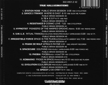 Various Artists - Trancemaster Vol. I (1) CD 1992