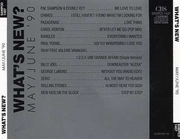 Various Artists - What's New: May June '90 PROMO CD 1990