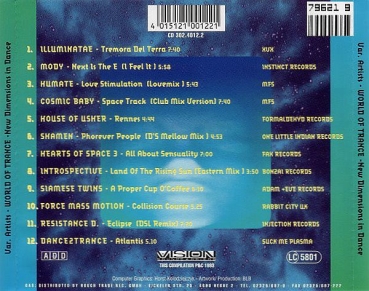 Various Artists - World Of Trance: New Dimensions In Dance CD 1993