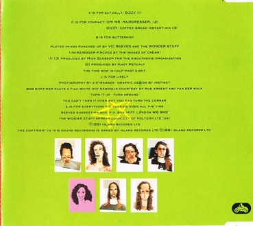 Vic Reeves & The Wonder Stuff - Dizzy CD Single 1991
