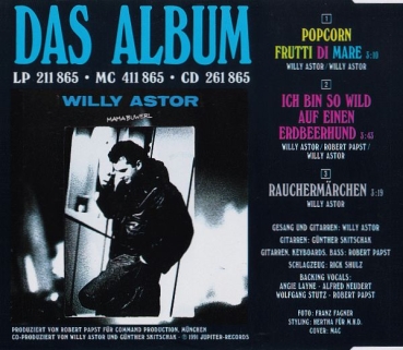 Preview: Willy Astor - Popcorn Frutti Di Mare CD Single 1991