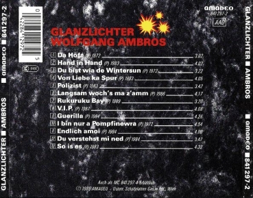 Preview: Wolfgang Ambros - Glanzlichter CD 1989