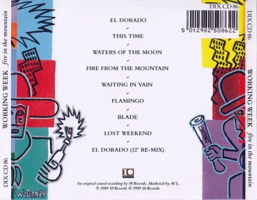 Working Week - Fire In The Mountain CD 1989