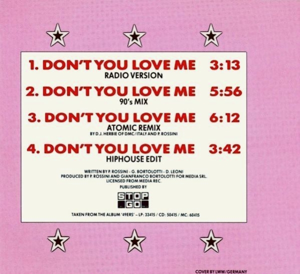 49ers - Don't You Love Me CD Single 1990