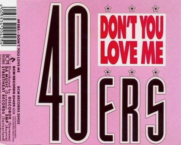 49ers - Don't You Love Me CD Single 1990