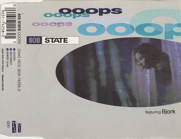 808 State featuring Björk - Ooops CD Single 1991