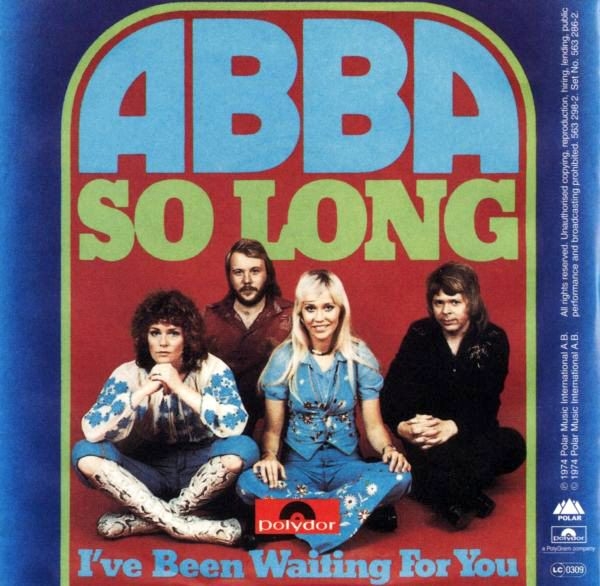 ABBA - So Long CD Single 1974 1999